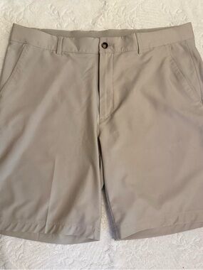 Greg Norman Collection Men's Chino Shorts - Taupe